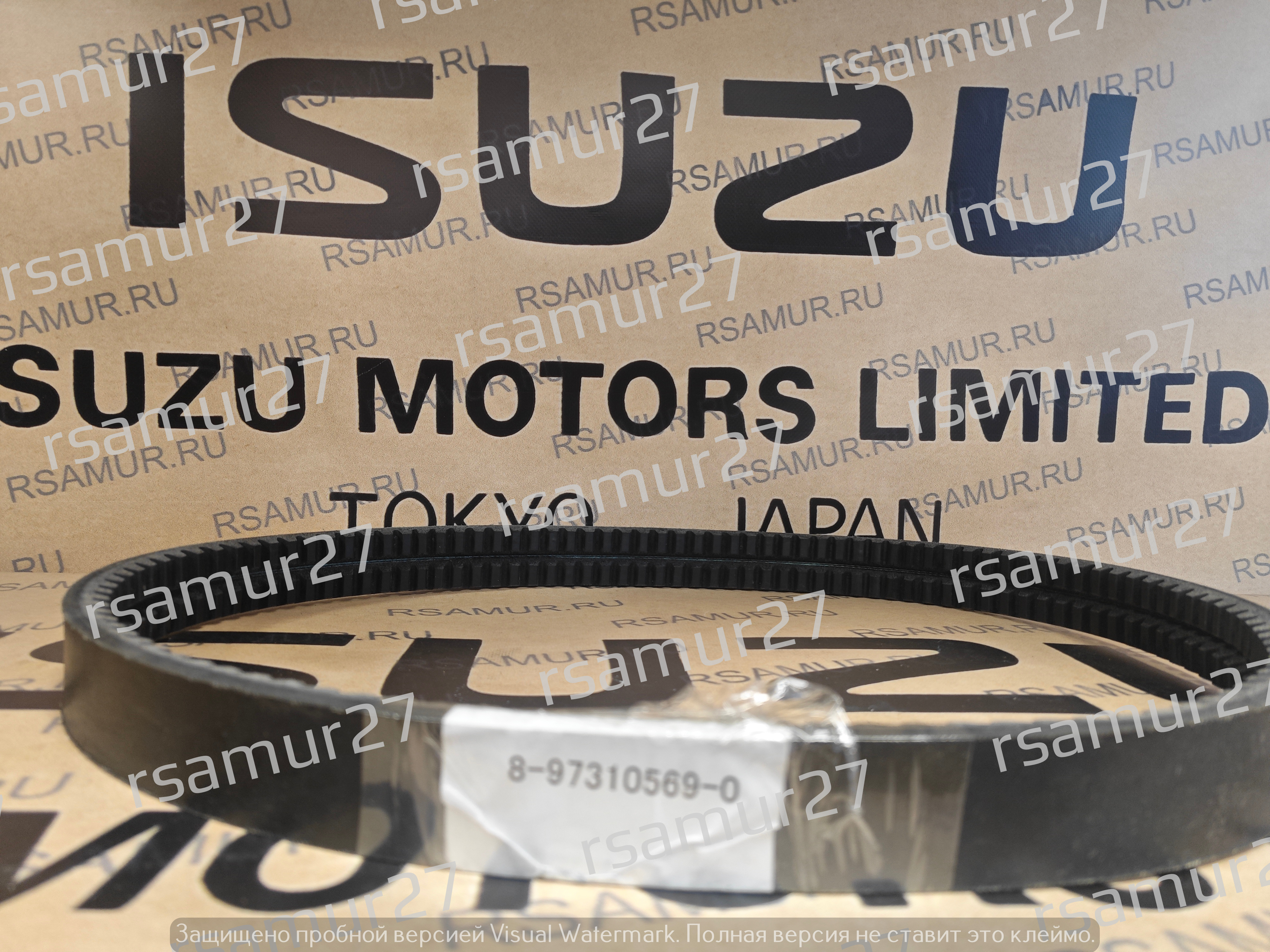 Ремень вентелятора 4448337 1136714430 4206078 8973105690 2 ручья